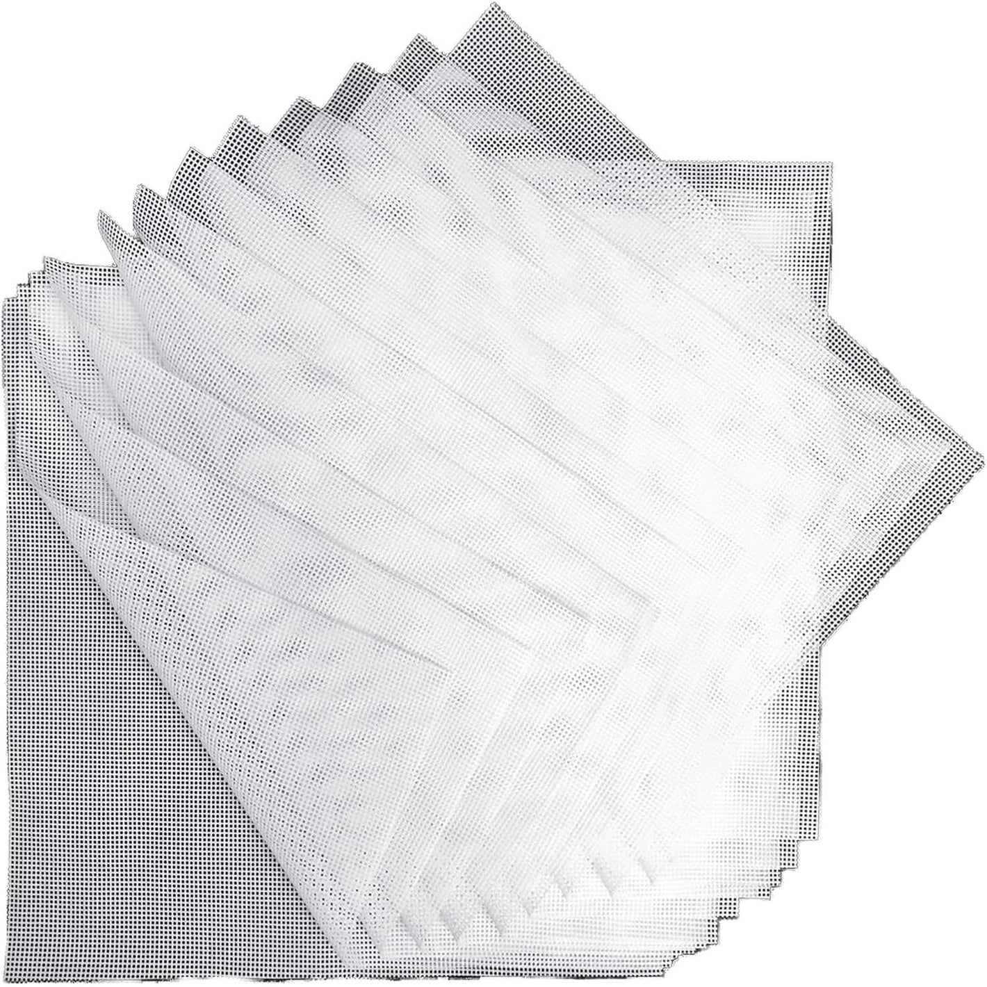 12 PCS Silicone Dehydrator Sheets, Premium Non Stick Silicone Mesh for Fruit Dehydrator, Tray Liner Reusable (14 x 14 in)