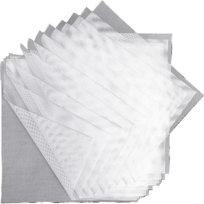 12 PCS Silicone Dehydrator Sheets, Premium Non Stick Silicone Mesh for Fruit Dehydrator, Tray Liner Reusable (14 x 14 in)