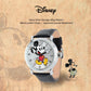 Amazon.com: Disney Mickey Mouse Adult Vintage Articulating Hands Analog Quartz Watch, Silver, Silver, Black : Clothing, Shoes & Jewelry