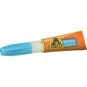 Gorilla Super Glue Tube, 3 Gram, Clear, (Pack of 1)