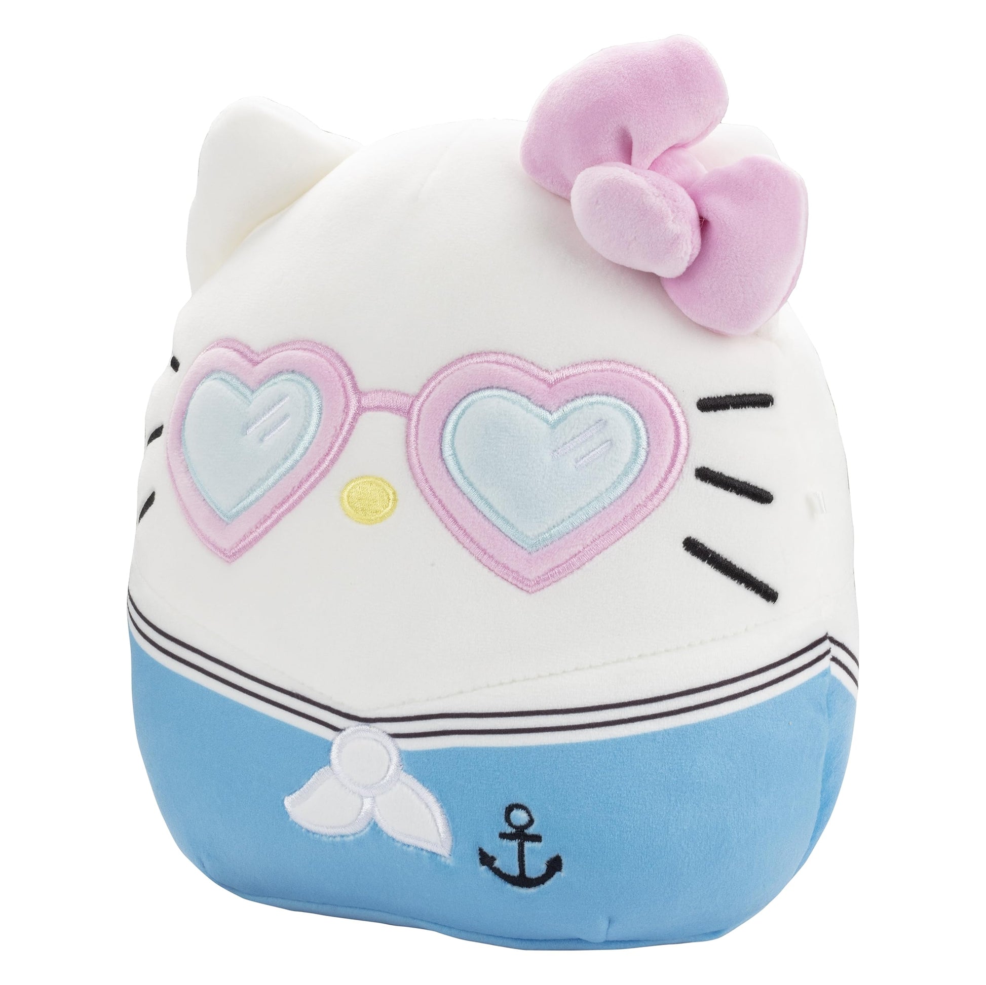Buy now Squishmallows Original 8-Inch Hello Kitty Heart Glasses Plush - Official Jazwares Sanrio Valentine's Day Plush - Collectible Soft Squishy Stuffed Animal Toy - Gift for Kids, Girls & Boys at indiglob india