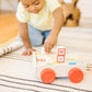 Buy now Melissa & Doug Classic ABC Wooden Block Cart Educational Toy with 30 1-Inch Solid Wood Blocks, Multicolor at indiglob india