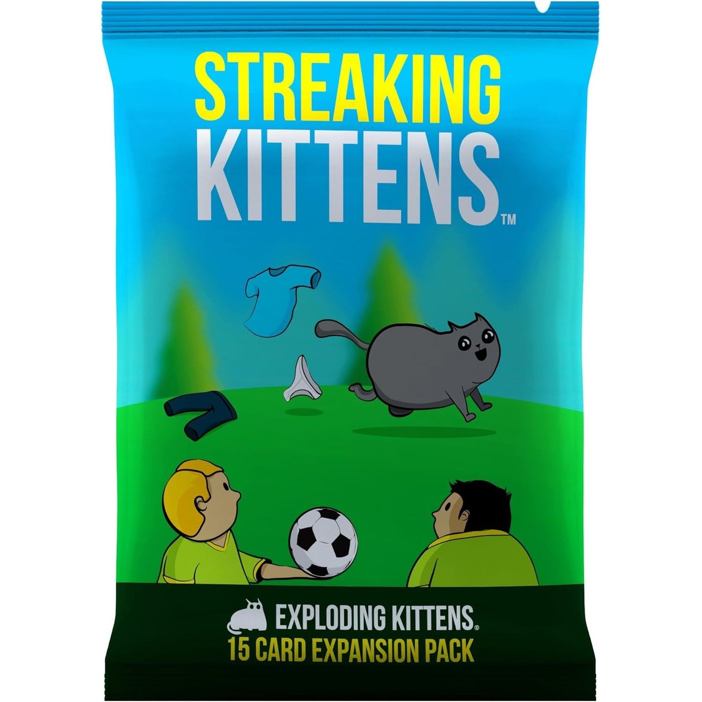 Streaking Kittens Expansion Set - A Russian Roulette Card Game for Adults, Teens & Kids, Easy Family-Friendly Party Games - 15 Card Add-on