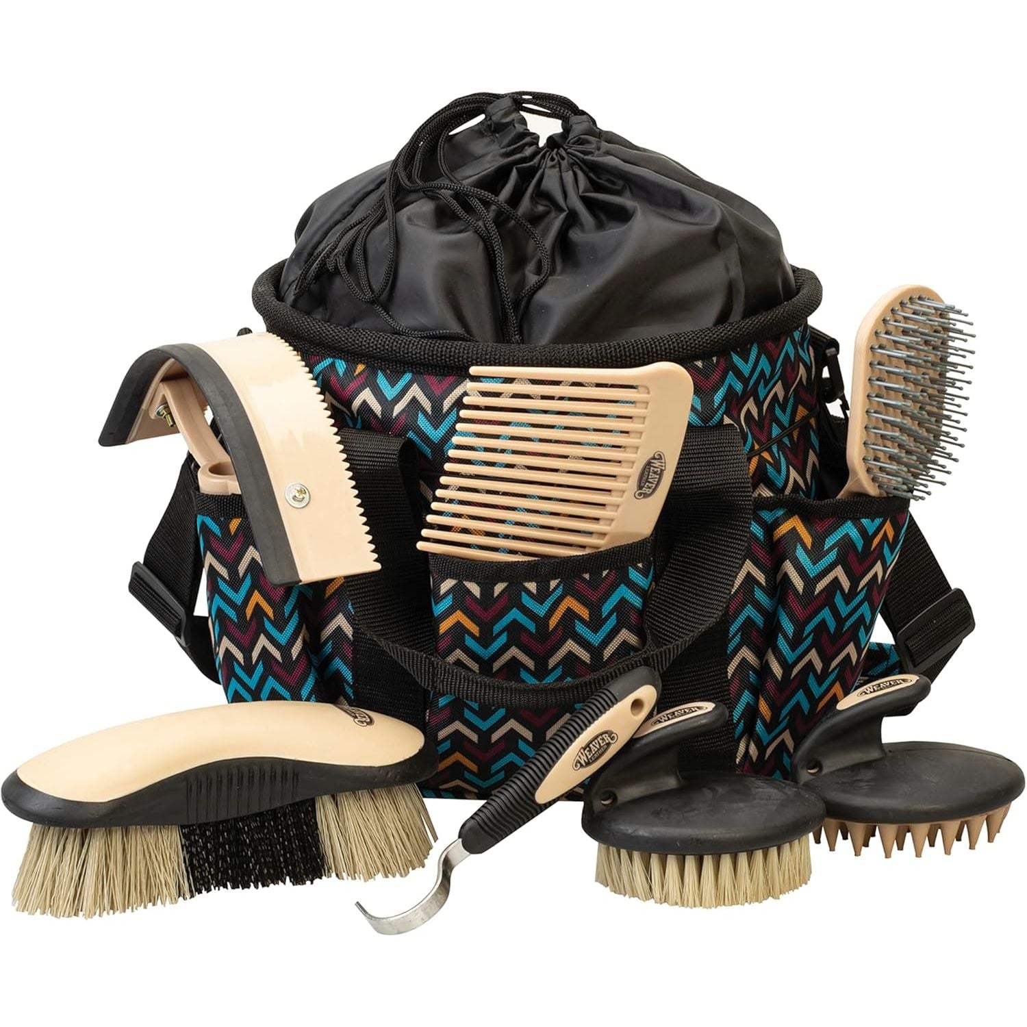 Buy now Weaver Leather Grooming Kit, Black/Beige, 65-2055-BK Insignia at indiglob india