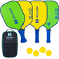 Helium Pickleball Paddles Set of 4 - USAPA Certified - Graphite Fiberglass Surface, Lightweight Honeycomb Core