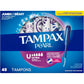 Tampax Pearl Tampons for Women, with LeakGuard Braid, Ultra Absorbency, Unscented, 45 Count
