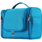 Buruis Extra Large Capacity Toiletry Bag for Women and Men, Hanging Toiletry Organizer Cosmetics Makeup Bag, Water-resistant Dopp Kit for Full Sized Toiletries, Travel Essentials (Blue)