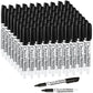 Volcanics Black Dry Erase Markers Low Odor Fine Whiteboard Markers Thin Box of 30