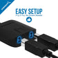 SABRENT USB 3.0 Sharing Switch for Multiple Computers and Peripherals LED Device Indicators (USB-SW30) Black