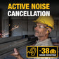 Buy now DEWALT Heavy Duty Bluetooth Jobsite Pro X2 ANC True Wireless Earbuds, Active Noise Cancelling Work Earbuds, Turn Dial Controls, 10Hr Runtime (40+ w/Case), 4 EQ Modes, IP54 at indiglob india