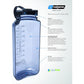 Nalgene Sustain Tritan BPA-Free Water Bottle Made with Material Derived from 50% Plastic Waste, 32 OZ, Wide Mouth
