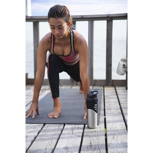 Under Armour 24Oz Stainless Steel Water Bottle, Insulated, Carabiner Easy Carry Hook, Leak Proof, Kids & Adults, All Sports, Gym