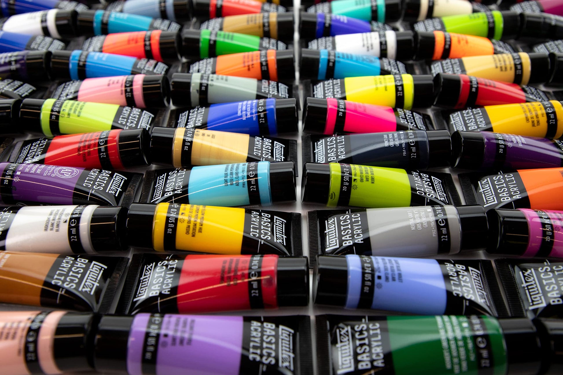 Buy now Liquitex BASICS Acrylic Paint Set, 72 x 22ml (0.74-oz) Tube Paint Set at indiglob india