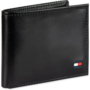 Tommy Hilfiger Men's Passcase Wallet with Removable ID Window
