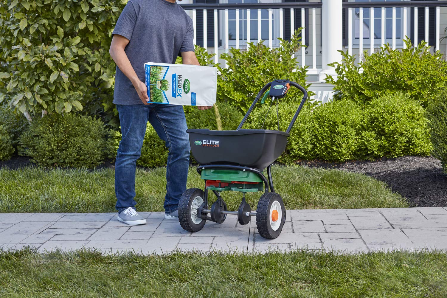 Buy now Scotts WeedEx Prevent with Halts, Crabgrass Preventer, Pre-Emergent Grassy Weed Killer, 5,000 sq. ft., 10.06 lbs. at indiglob india