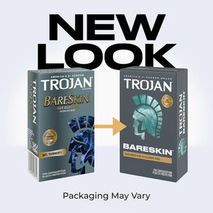 Trojan Bareskin Thin Premium Lubricated Condoms - 24 Count