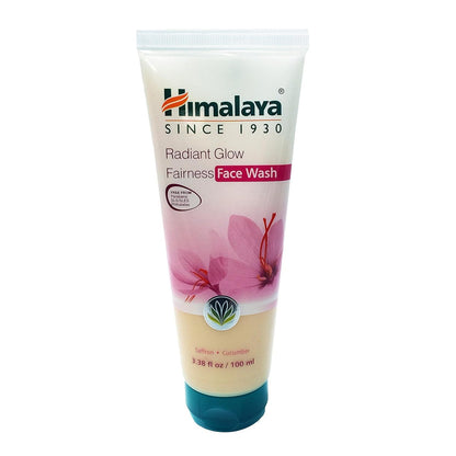Himalaya Radiant Glow Fairness Face Wash for Clear, Glowing Skin, and Pore Minimizer for Even Skin Tone 3.38 oz, 2 Pack