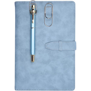 Wisdompro Pen Clip, 12 Pack Stainless Steel Pencil Clip Holder for Notebook, Books, Journal, Clipboard, Paper, etc. - Fits Almost Any Pen Size (Silver)