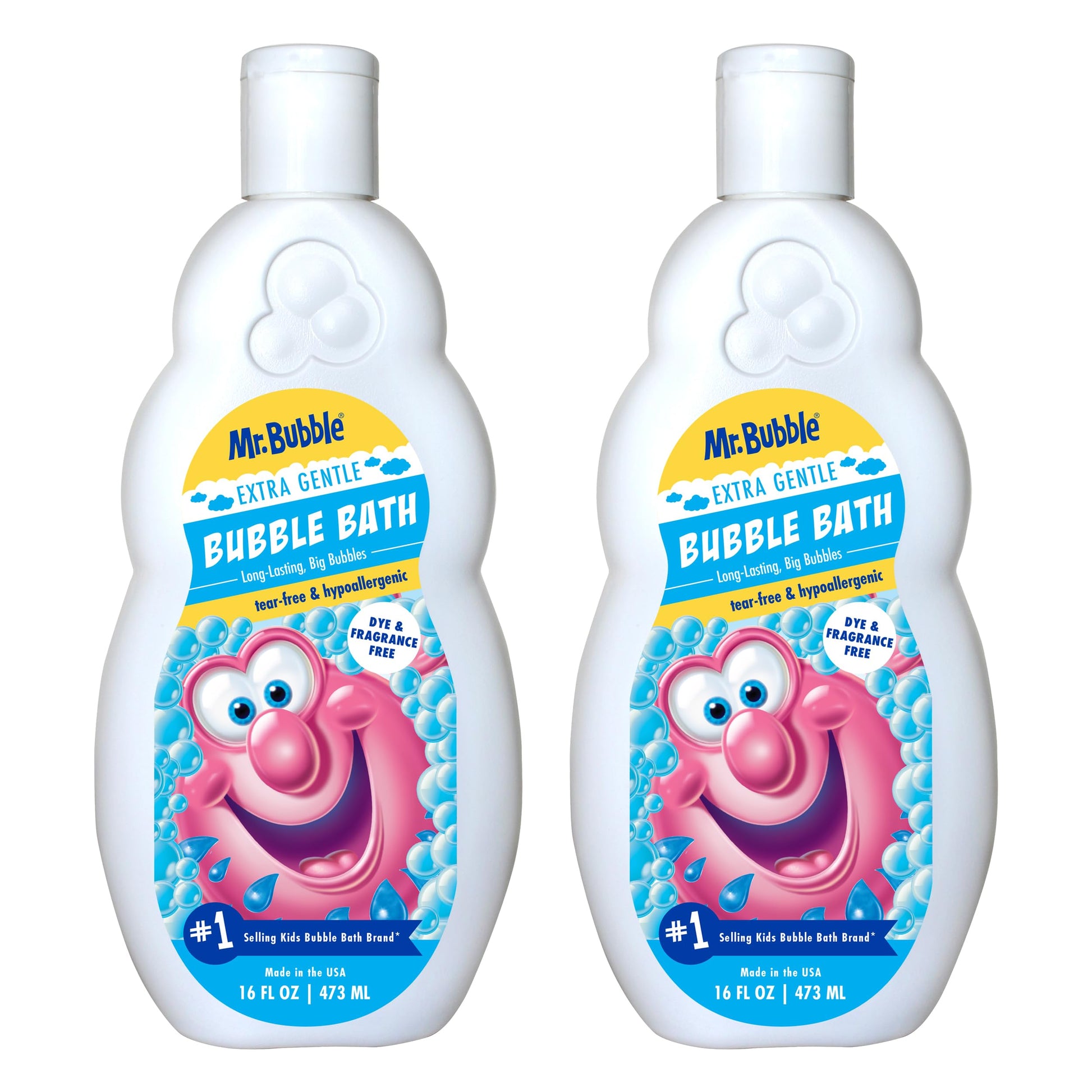 Buy now Mr. Bubble Extra Gentle Bubble Bath - Hypoallergenic, Tear Free Bubble Bath Solution Perfect for Sensitive Skin (Pack of 2 Bottles, 16 fl oz Each) at indiglob india
