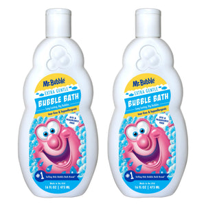 Buy now Mr. Bubble Extra Gentle Bubble Bath - Hypoallergenic, Tear Free Bubble Bath Solution Perfect for Sensitive Skin (Pack of 2 Bottles, 16 fl oz Each) at indiglob india