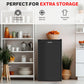 Buy now Honeywell Compact Upright Freezer, 3 Cubic Feet, Single Door Upright Freezer with Reversible Door, for Home, Dorms, Apartment, Office- Black at indiglob india