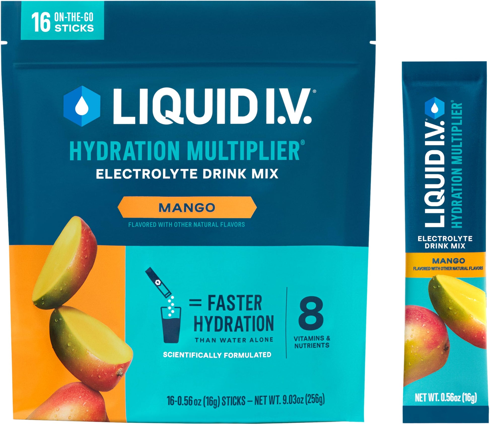 Buy now Liquid I.V.® Hydration Multiplier - Lemon Lime | Electrolyte Powder Drink Mix | 1 Pack (16 Servings) at indiglob india