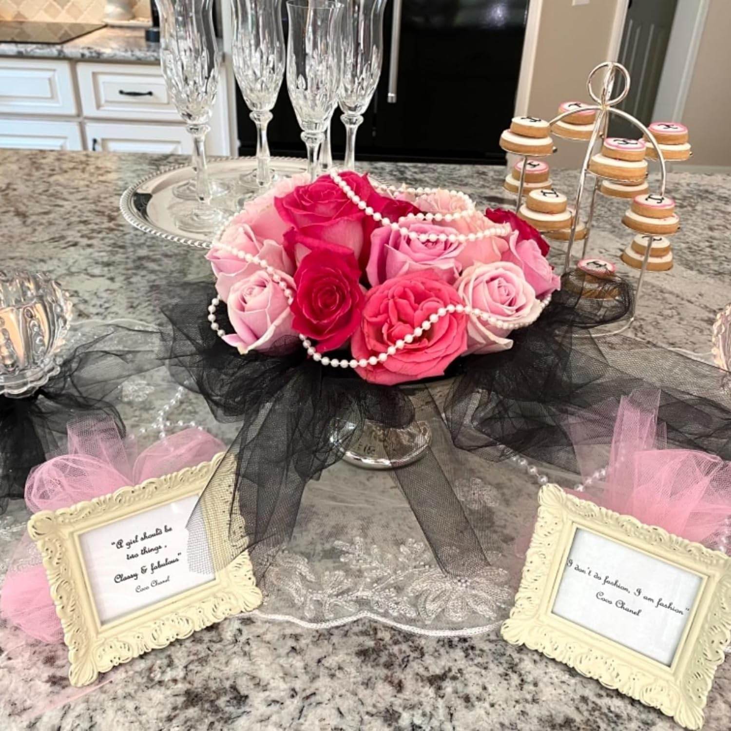 B&S FEEL 5mm Faux Pearl Beads Garland Pearl Bead Roll Strand for Wedding Party Decoration, 99 Feet Roll (Ivory) - My Store