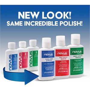 Novus 7136 Plastic Polish Kit - 2 oz.