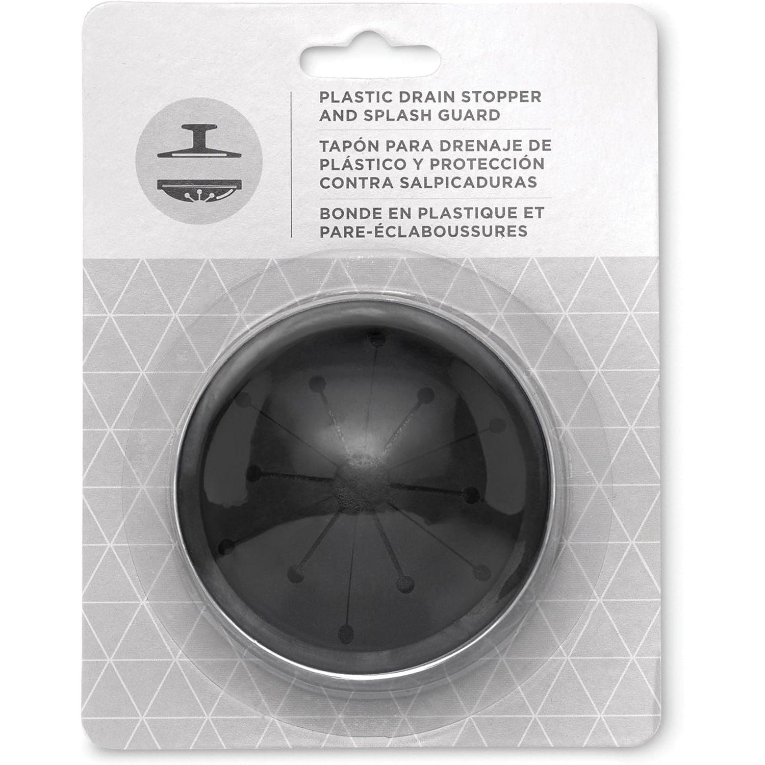Buy now Waste King Black Disposer EZ Mount Garbage Disposal Stopper and Splash Guard for Sink Drain, 1025 at indiglob india