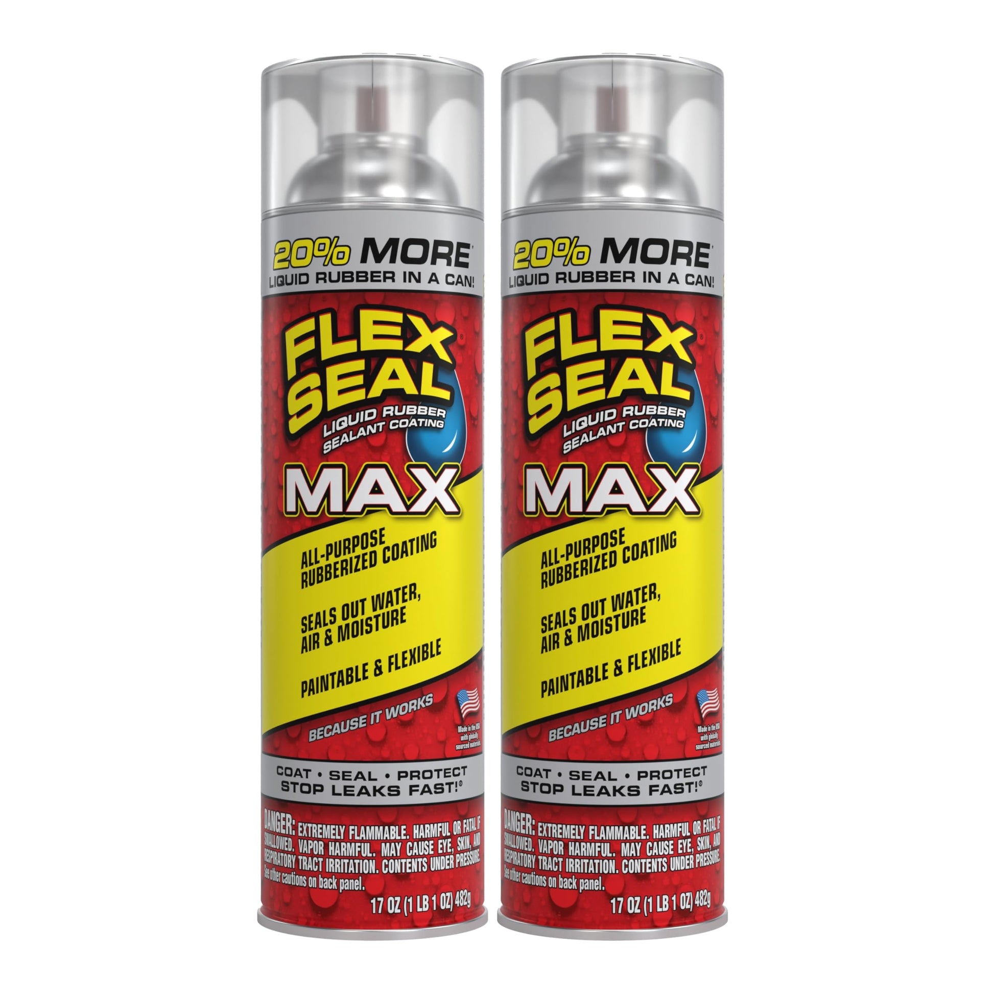 Buy now Flex Seal, 14 oz, Clear, Stop Leaks Instantly, Transparent Waterproof Rubber Spray On Sealant Coating, Perfect for Gutters, Wood, RV, Campers, Roof Repair, Skylights, Windows, and More at indiglob india