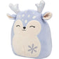 10" Farryn The Purple Fawn Squishmallow - Kellytoy Christmas Plush Toy