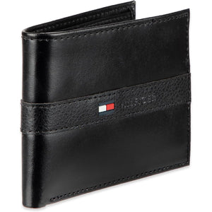 Tommy Hilfiger Men's Classic Bifold Wallet with ID Window and Multiple Card Slots