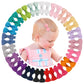 CÉLLOT Baby Hair Clips 50 Pieces 25 Colors in Pairs Baby Girls Fully Lined Bows Hair Pins Tiny 2" Hair Bows Alligator Clips for Girls Infants Toddlers