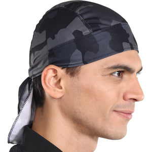 Cooling Helmet Liners - Do Rag Skull Caps for Men - Cooling Head Wraps, Hard Hat Liner - Motorcycle Pirate Bandana