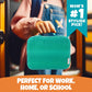 Bentology Lunch Box for Kids- Insulated, Waterproof, Durable Tote Bag Lunchbox fits Bento Boxes, Containers, Jars, Bottles- Keeps Food Hotter or Colder Longer- Back To School Reusable Sleeve For Girls