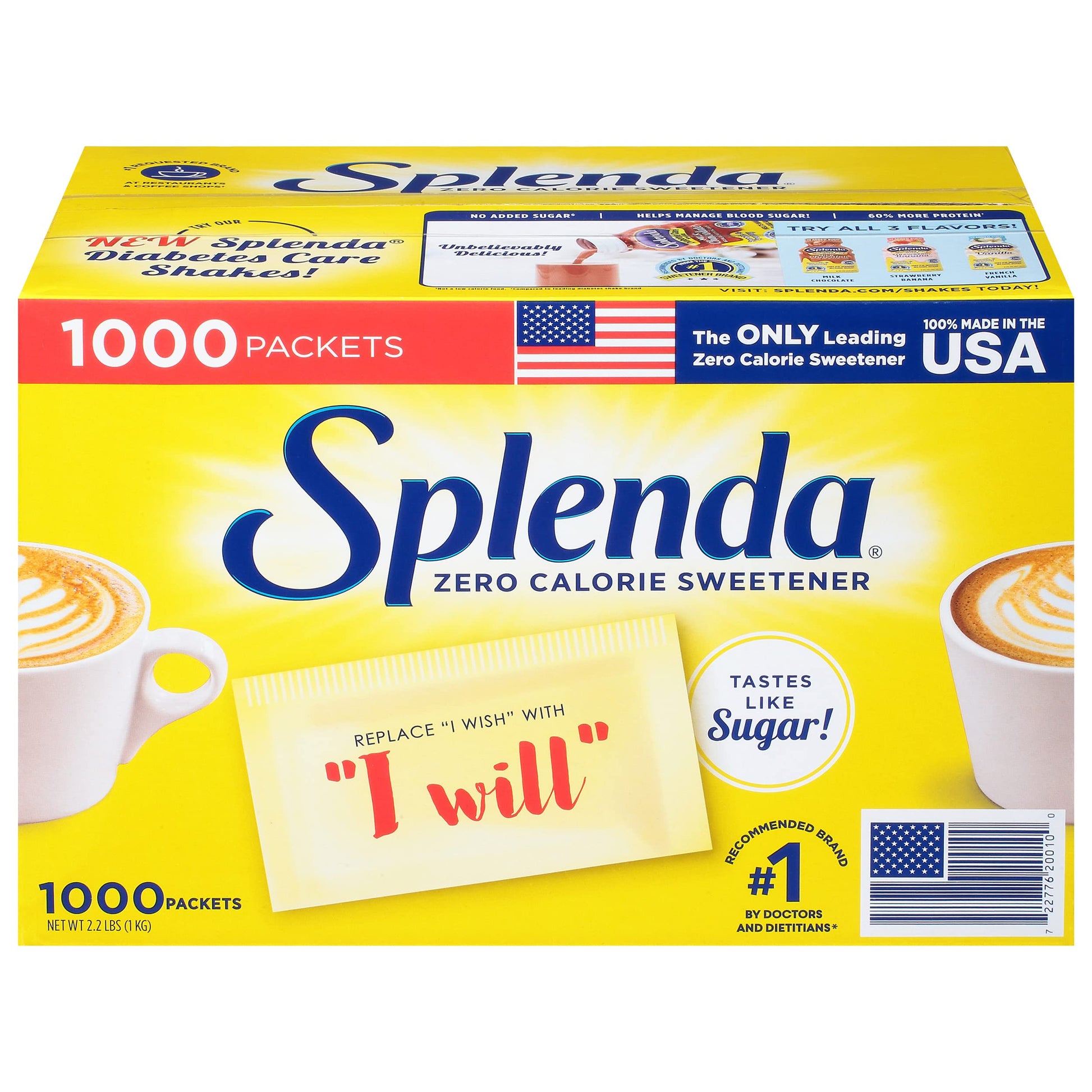 Buy now SPLENDA Zero Calorie Sweetener Value Pack, 800 Count Packets at indiglob india