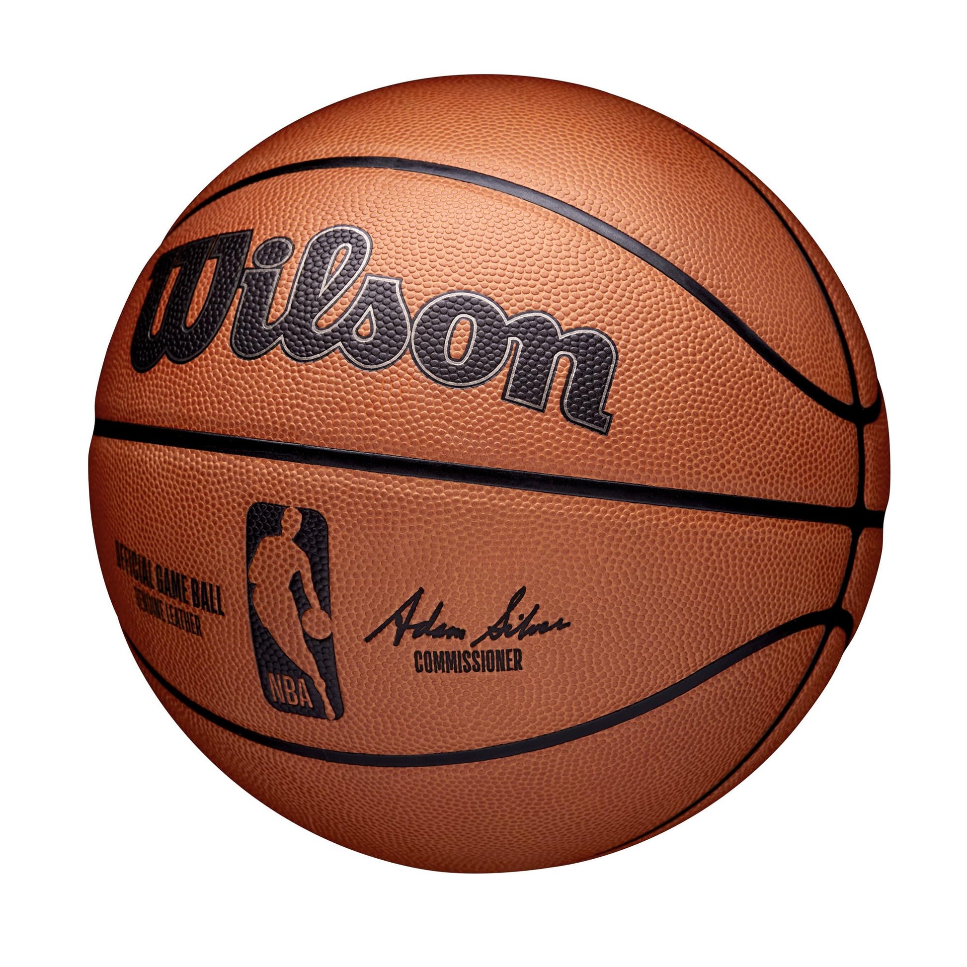 Buy now Wilson NBA Official Game Basketball - Brown, Size 7-29.5" at indiglob india