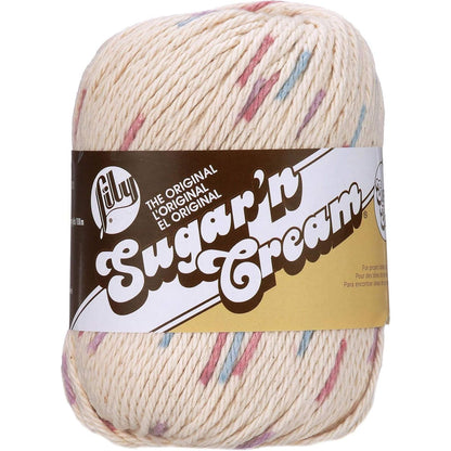 Lily Sugar'n Cream Super Size Ombres Yarn, 3 oz, Potpourri, 1 Ball