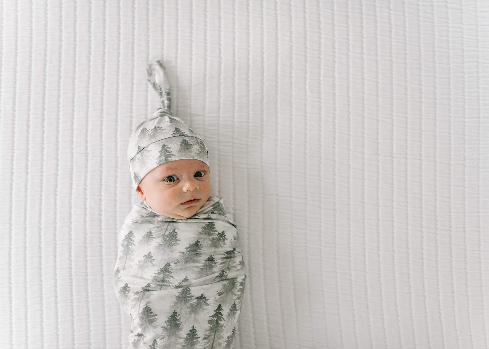 Buy now Copper Pearl Large Premium Knit Baby Swaddle Receiving Blanket Evergreen at indiglob india