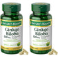 Nature's Bounty Ginkgo Biloba Capsules 120mg, Memory Support Supplement, Supports Brain Function and Mental Alertness, 100 Capsules