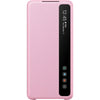 Samsung Galaxy S20+ Plus Metal Case, S-View Flip Cover - Black (US Version with Warranty), Model:EF-ZG985CBEGUS - Pink