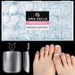 Buy now UNA GELLA Almond Gel Nail Tips, 504PCS Pre Etched Clear Fake Nails Tips Medium Almond Shape - 12 Sizes Full Cover Soft Acrylic Press On Nail Extensions No C Curve Gift for Diy at Home Square Toe Nail Tips at indiglob india