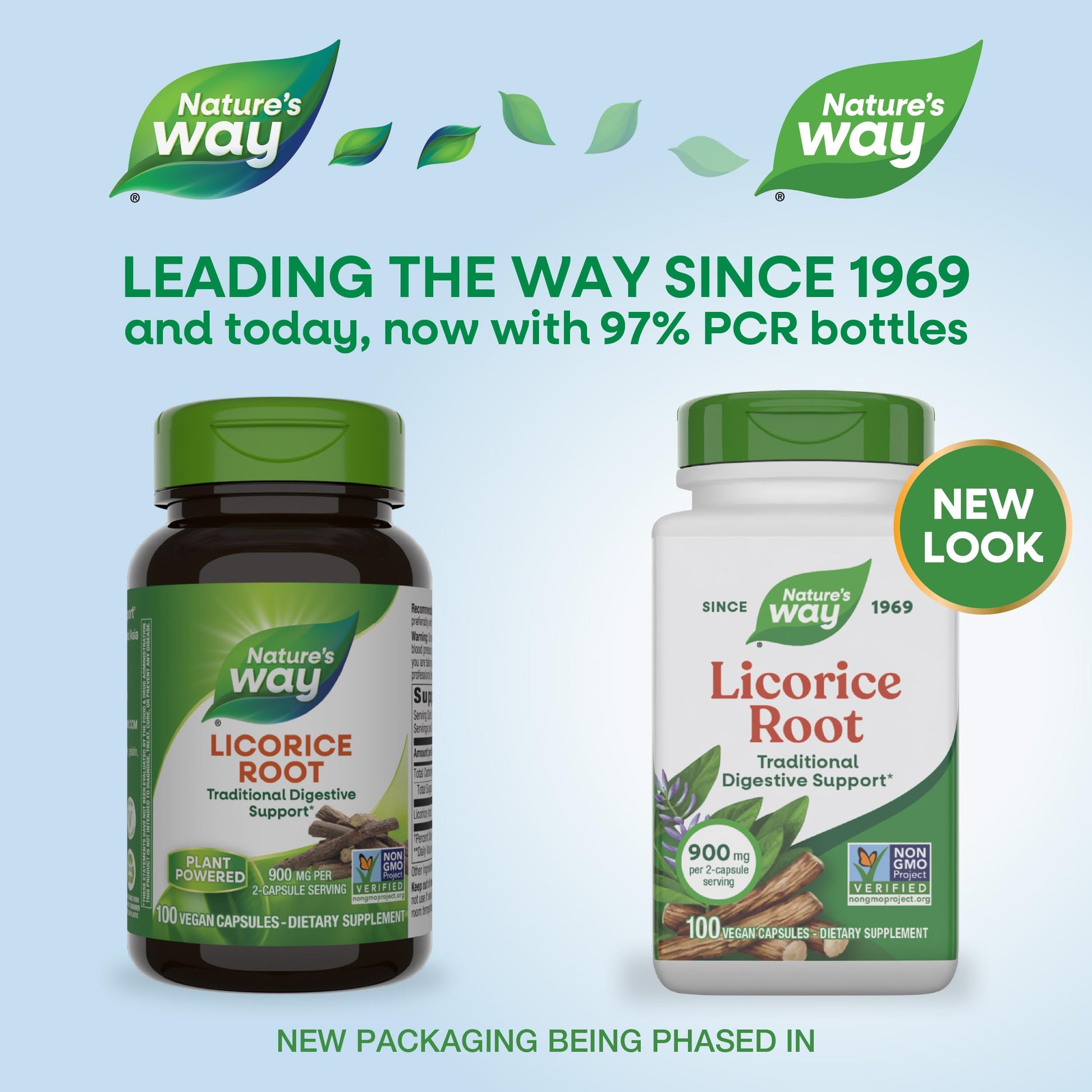 Buy now Nature's Way Licorice Root, Traditional Digestive Support Supplement*, 900 mg per 2-Capsule Serving, Non-GMO Project Verified, 100 Vegan Capsules (Packaging May Vary) at indiglob india