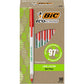 BIC Ecolutions Round Stic Ballpoint Pens, Medium Point (1.0mm), 50-Count Pack, Blue Ink Pens Made from 97% Recycled Plastic