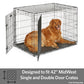 Buy now MidWest Homes for Pets Replacement Pan for 42-inch Dog Crates, Fits All Midwest and New World 42-inch Pet Cages, Multiple Uses, Plastic, Black, 9PAN at indiglob india