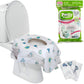 Buy now Toilet Seat Covers Disposable (12 Pack, Sports) - XL Waterproof Toilet Cover for Toddlers, Kids & Adults - Portable & Individually Wrapped for Travel, Potty Training & Public Restrooms 20 Pack Original at indiglob india