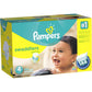 Pampers Swaddlers Diapers Size N 20 Count Pack of 2 (Total of 40 Pampers)