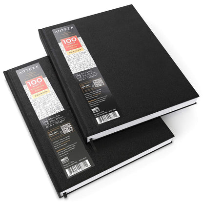 Buy now ARTEZA Hardcover Sketch Book 8.5 x 11 Drawing Pad 2 Pack 100 Sheets Sketch Pads for Drawing for Adults & Teens at indiglob india