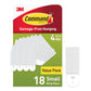 Command 4 lb Small Picture Hanging Strips 18 Pairs (36 Command Strips), Damage-Free Hanging Picture Hangers, No Tools Wall Hanging Strips for Home Decor, White Adhesive Strips