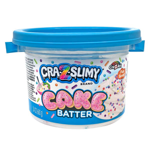 Buy now Cra-Z-Slimy Cake Batter Slime – 24 oz Extra Large Scented White Slime with Colorful Sprinkle Beads – Stretchy, Gooey, Mix-in Texture Fun at indiglob india